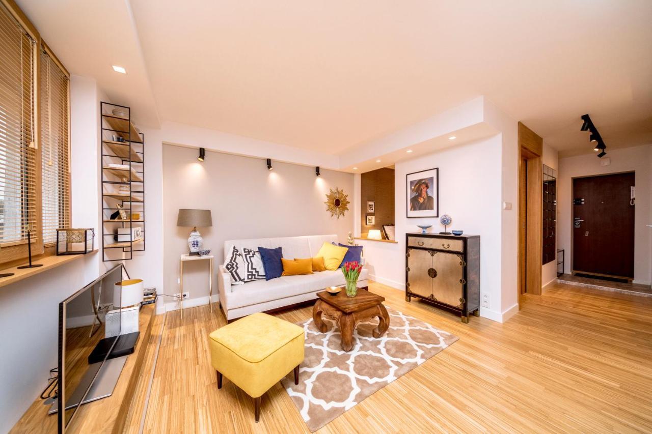 ורשה Golden Apartment With Air Condition By Your Freedom מראה חיצוני תמונה