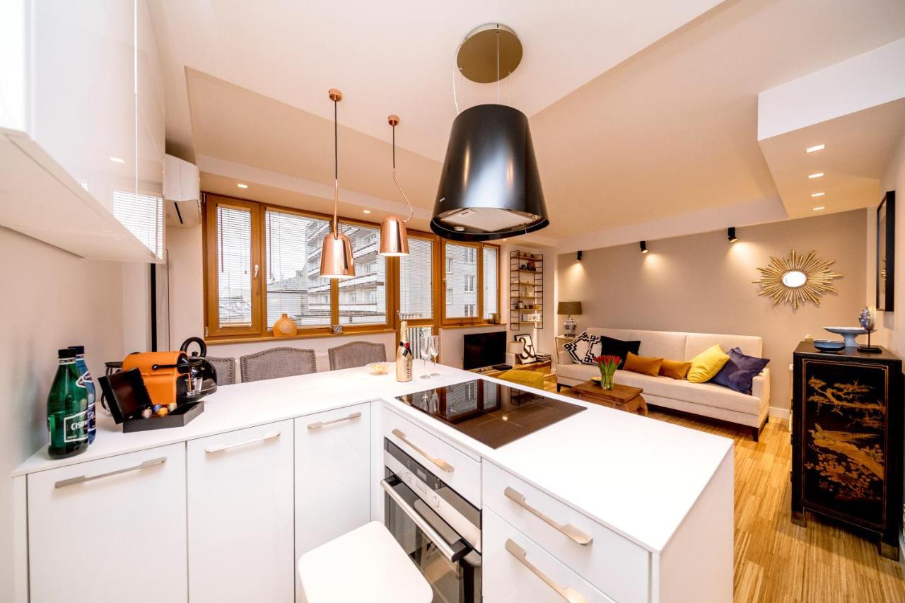 ורשה Golden Apartment With Air Condition By Your Freedom מראה חיצוני תמונה