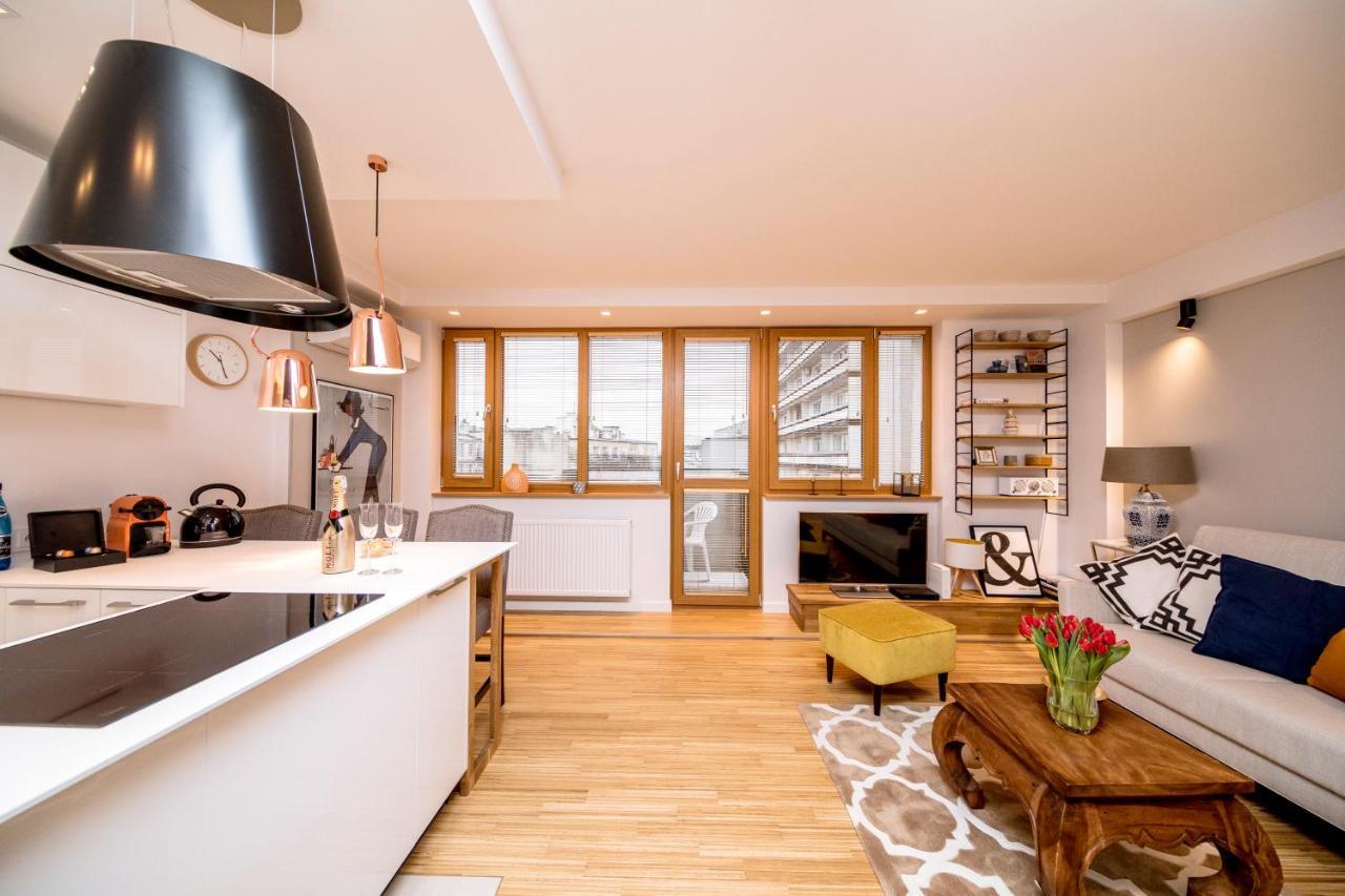 ורשה Golden Apartment With Air Condition By Your Freedom מראה חיצוני תמונה
